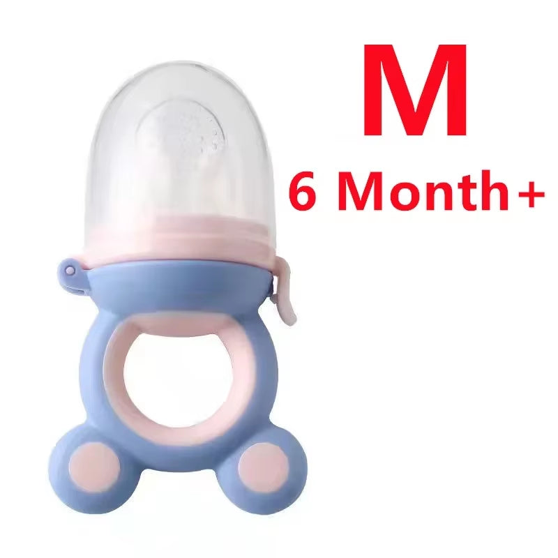 Baby Teether Nipple Fruit Food Feeder for New Bornsilicona Teethers Fresh Food Nibbler Pacifier Clip Baby Accessories BPA Free