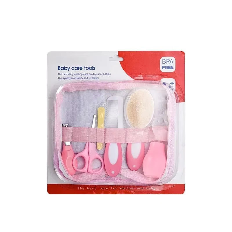 6Pcs/Set Baby Care Nursery Care Kit Set Baby Nursery Healthcare and Grooming Kit Health Infant Set New Born Baby Products