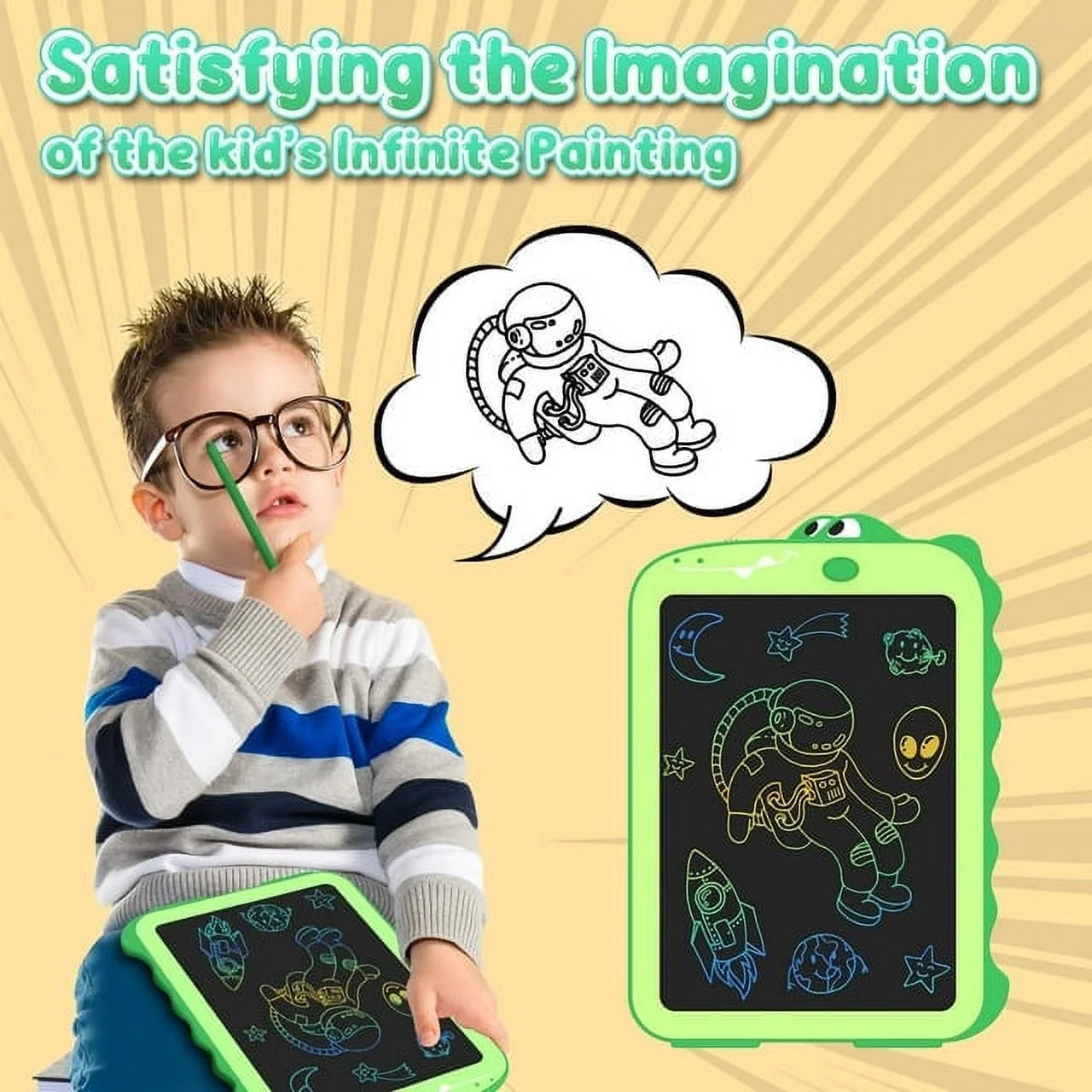 LCD Writing Tablet for Kids for Toddlers Electronic Learning Systems