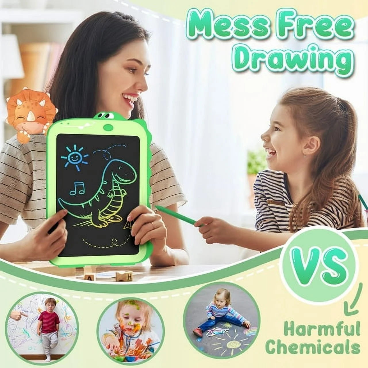 LCD Writing Tablet for Kids for Toddlers Electronic Learning Systems