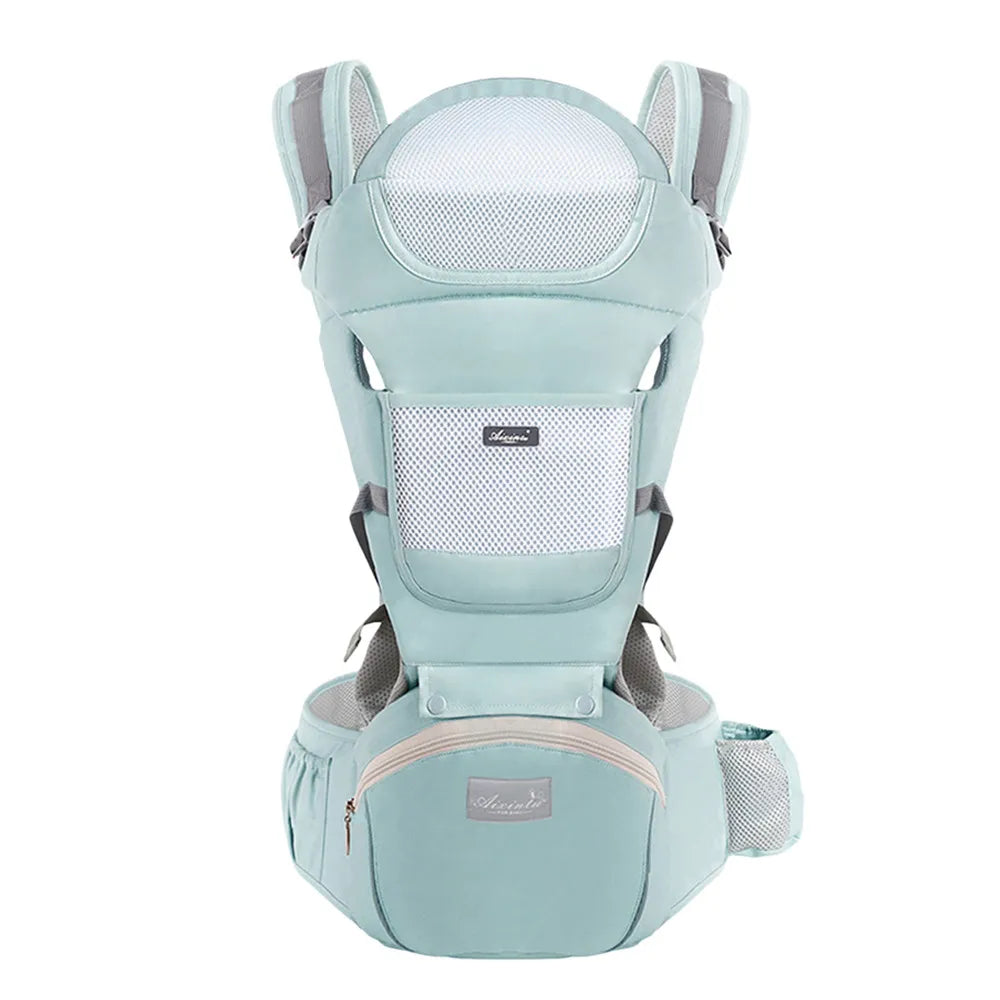 Cotton Baby Carrier Ergonomic Infant Waist Stool Newborn to Toddler Multi-Use before and after Kangaroo Bag Accessories